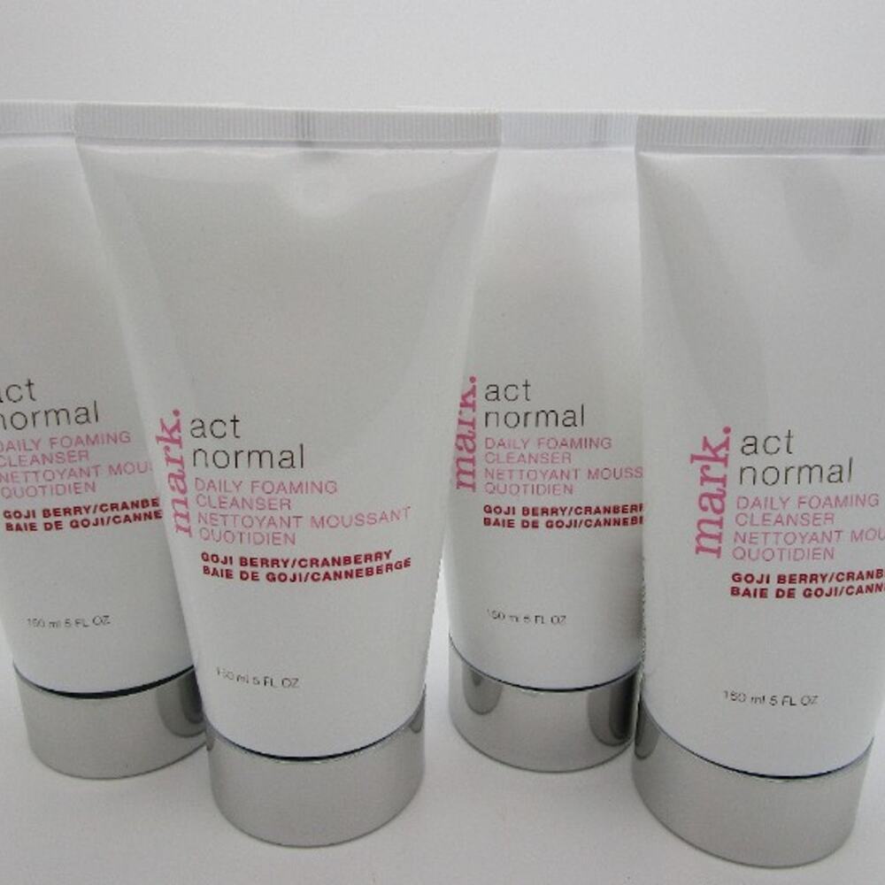 AVON Mark ACT NORMAL Daily Foaming Cleanser 3.4 oz - Lot of 4 NEW